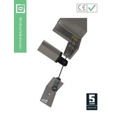 Solar zonwering screen met kabel