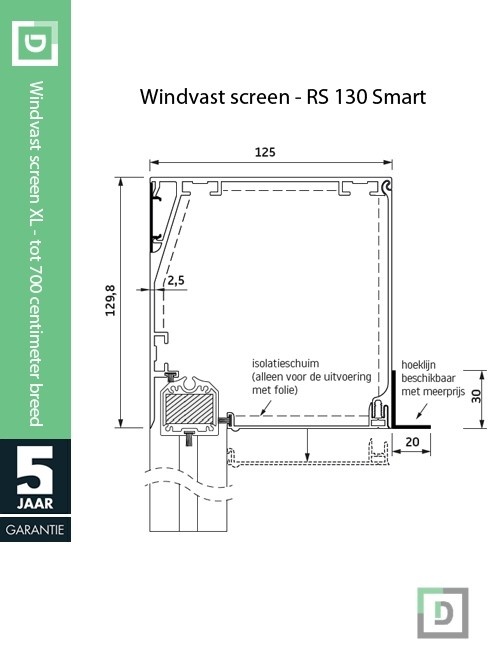 Solar windvast screen XL