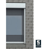 Windvaste screen met folie