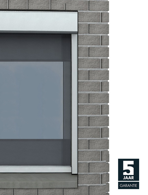 Windvaste screen met folie