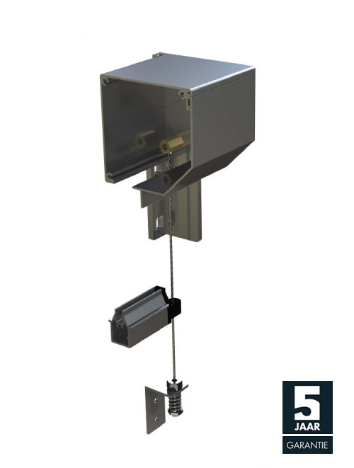 Zonwering screen met kabel