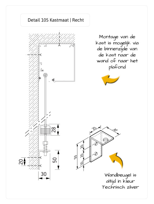 Zonwering screen met kabel