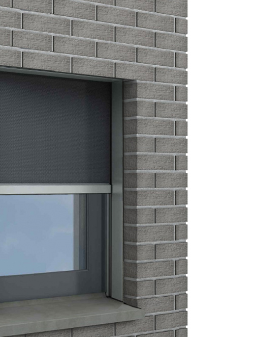 Windvaste inbouwscreen