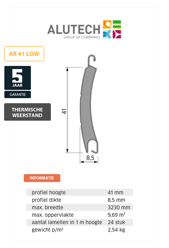 Alutech LowEmission Rolluik