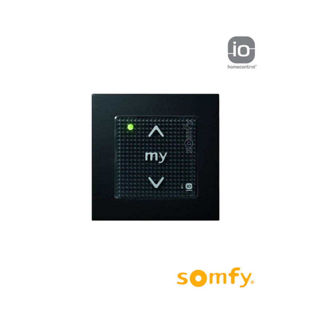 Pulsador de pared marco SOMFY Smoove Origin IO pure 1811121 - Mandos Garaje SOMFY - Comprar al Pulsador de pared marco SOMFY Smoove Origin IO pure 1811121 - Mandos Garaje SOMFY - Comprar al