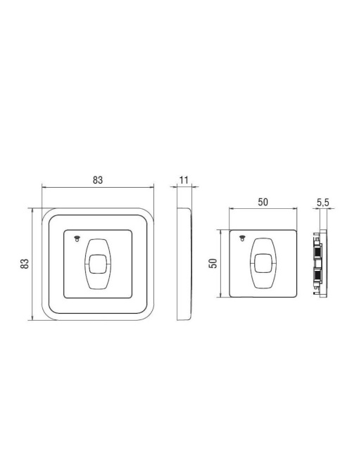 Volte RT Wandzender 1-kanaal
