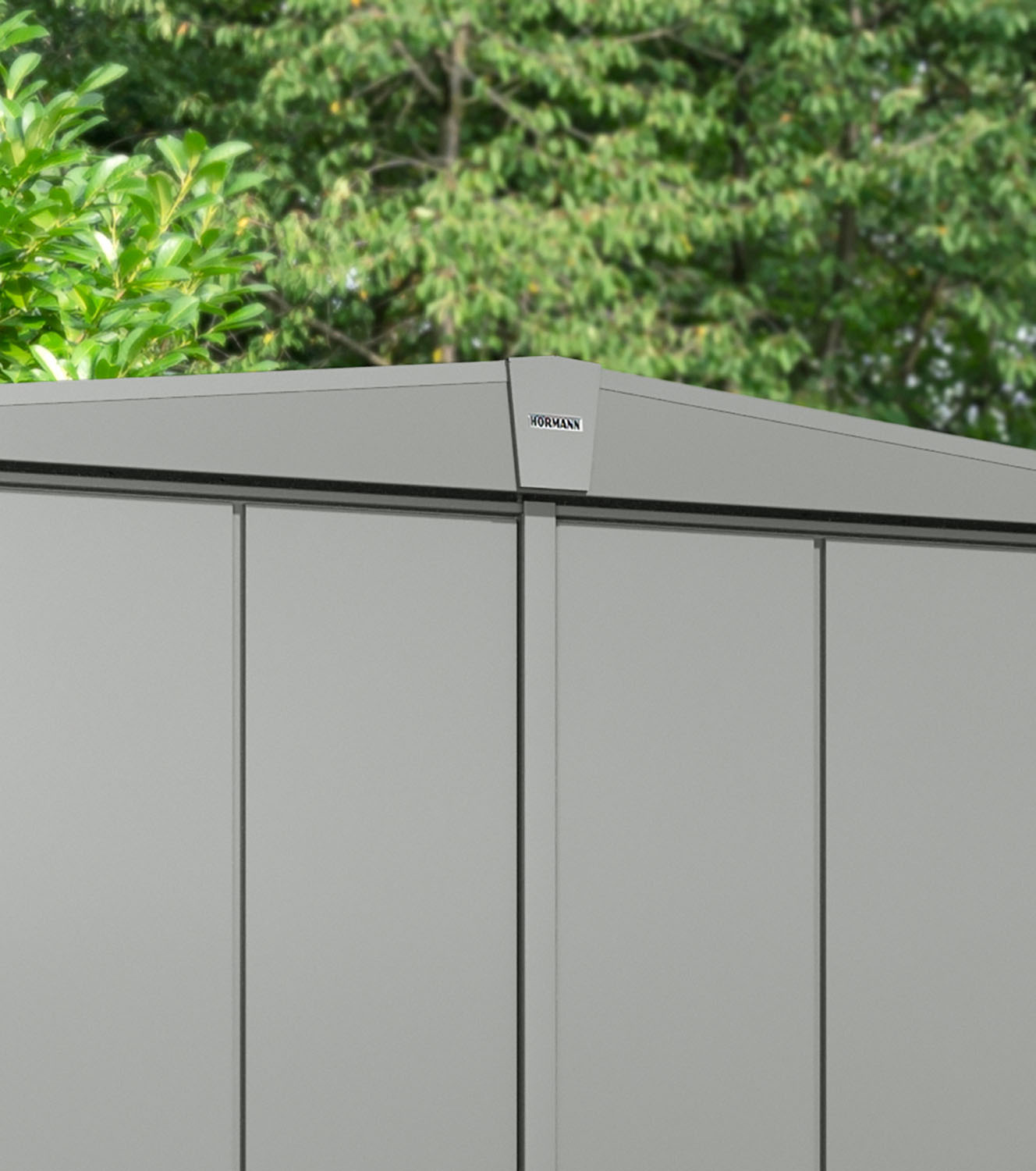 Hörmann Metalen Tuinhuis Modern met zadeldak