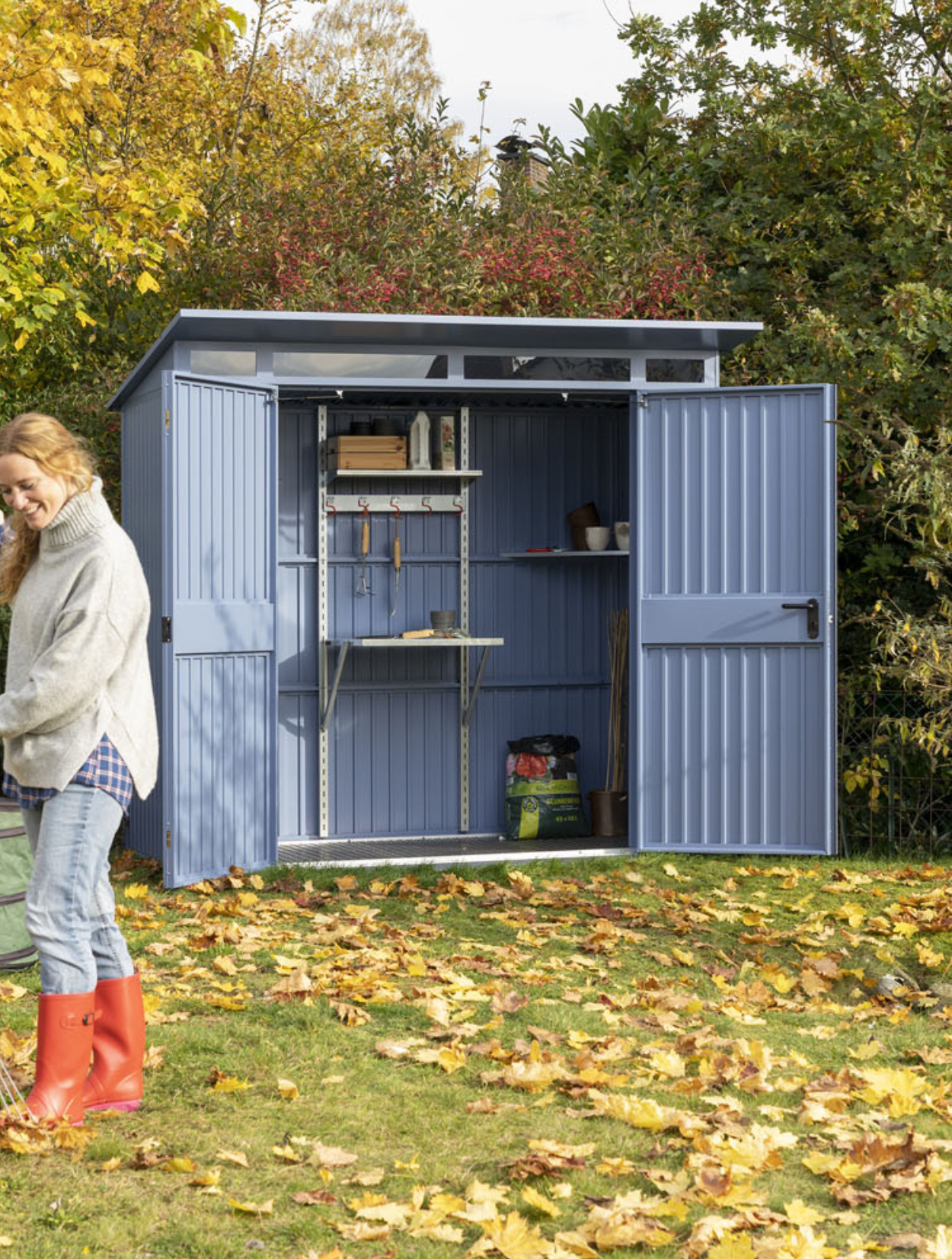 Hörmann Metalen Tuinhuis Klassiek met lessenaarsdak