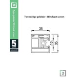 Windvaste screen Somfy Solar