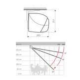 Zonnescherm Lago Cassette