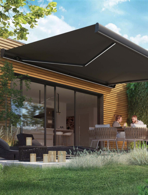 Zonnescherm Lago Semi Cassette