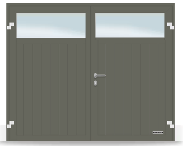 Openslaande garagedeuren Hörmann NT80-2 Dutch Edition Single