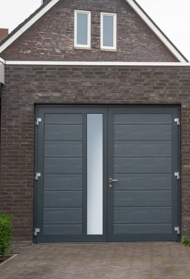 Openslaande garagedeuren Hörmann NT80-2 Window