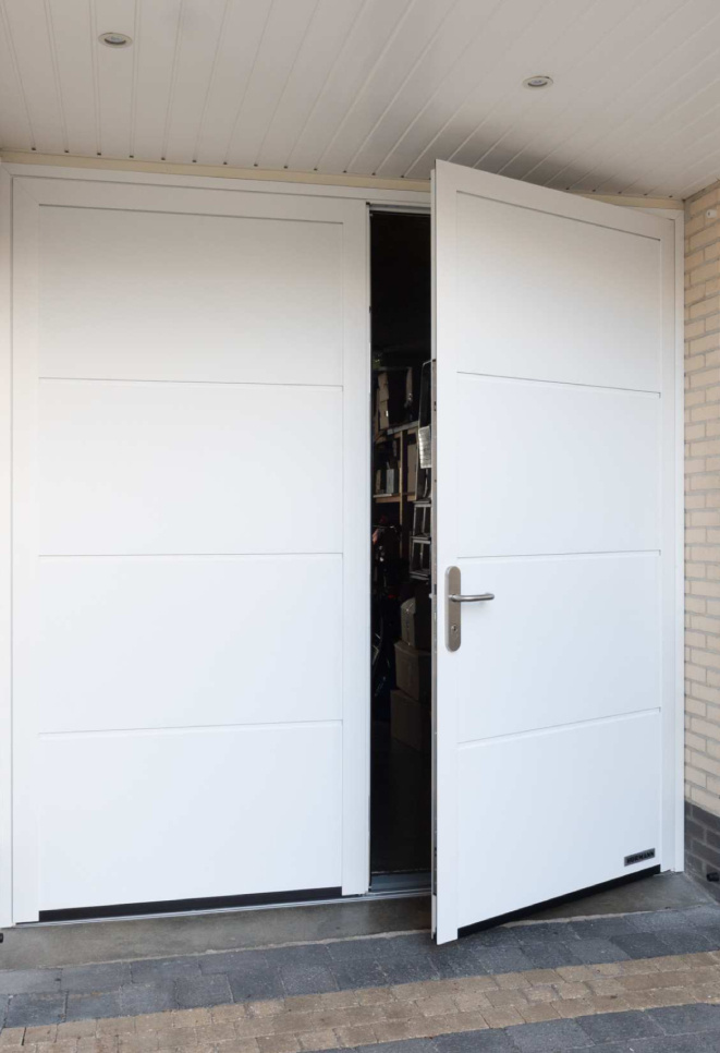Openslaande garagedeuren Hörmann NT60-2