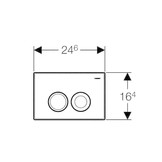 Geberit Delta 21 Wit