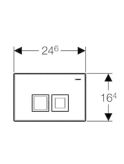 Geberit Delta 50 Wit