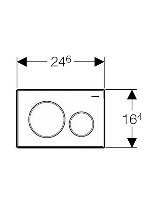 Geberit Sigma Mat Chroom