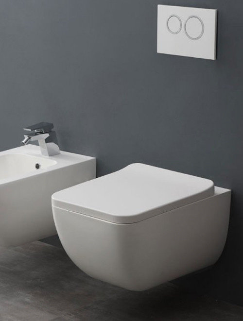 Hangtoilet Solid Surface 505 (inclusief softclose zitting)