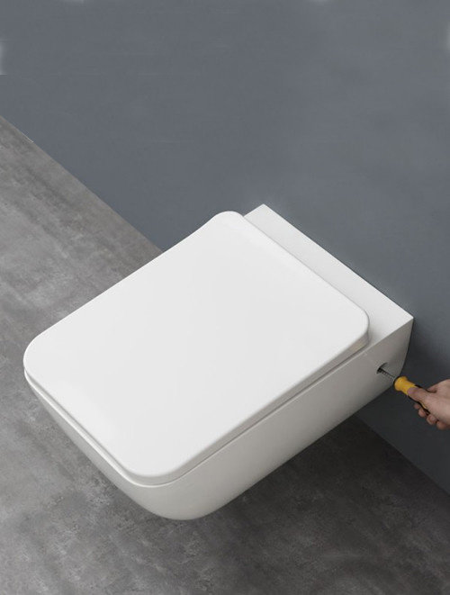 Hangtoilet Solid Surface 505 (inclusief softclose zitting)