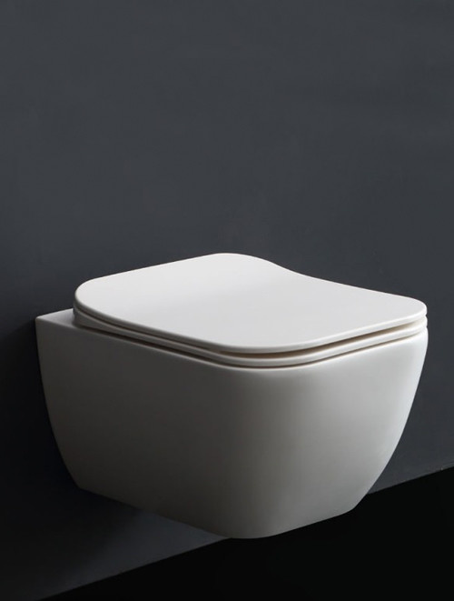 Hangtoilet Solid Surface TMS-506P (inclusief softclose zitting)