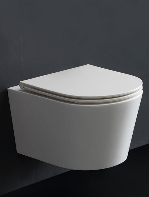 Hangtoilet Solid Surface TMS-507P (inclusief softclose zitting)