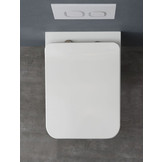 Hangtoilet Solid Surface TMS-508P (inclusief softclose zitting)