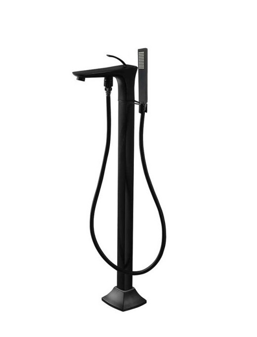 Vrijstaande badkraan Brez Zwart