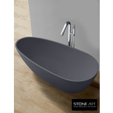 Vrijstaand Solid Surface bad BS-505 Grijs