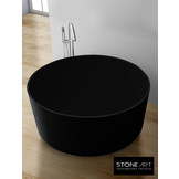 Vrijstaand Solid Surface bad BS-507 Zwart