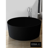 Vrijstaand Solid Surface bad BS-507 Zwart