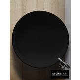 Vrijstaand Solid Surface bad BS-507 Zwart