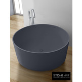 Vrijstaand Solid Surface bad BS-507 Grijs