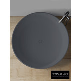 Vrijstaand Solid Surface bad BS-507 Grijs