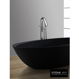 Vrijstaand Solid Surface bad BS-531 Zwart