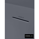 Vrijstaand Solid Surface bad BS-531 Grijs