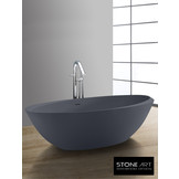 Vrijstaand Solid Surface bad BS-531 Grijs