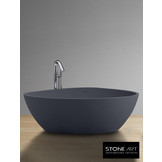 Vrijstaand Solid Surface bad BS-533 Grijs