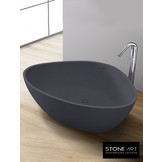 Vrijstaand Solid Surface bad BS-533 Grijs