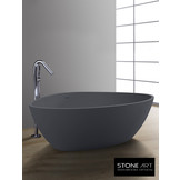 Vrijstaand Solid Surface bad BS-533 Grijs