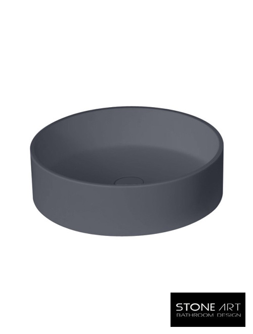 StoneArt Solid Surface Waskom LC112 Grijs (exclusief kraan)