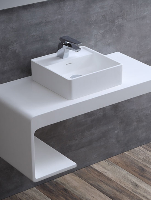 StoneArt Solid Surface Waskom LC147 (exclusief kraan)