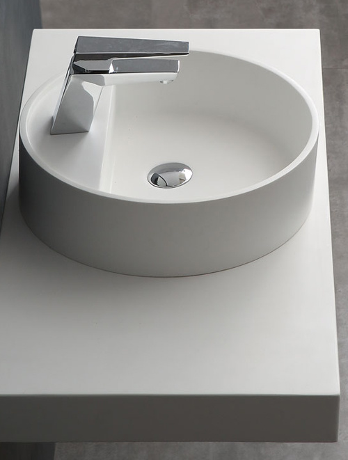 StoneArt Solid Surface Waskom LC148 (exclusief kraan)