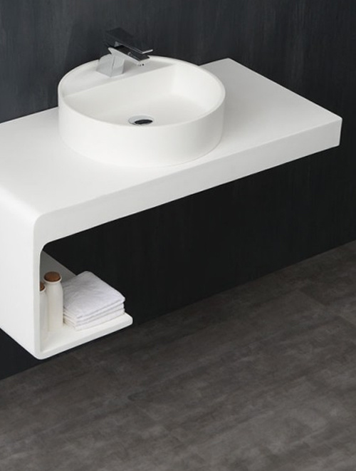 StoneArt Solid Surface Waskom LC148 (exclusief kraan)