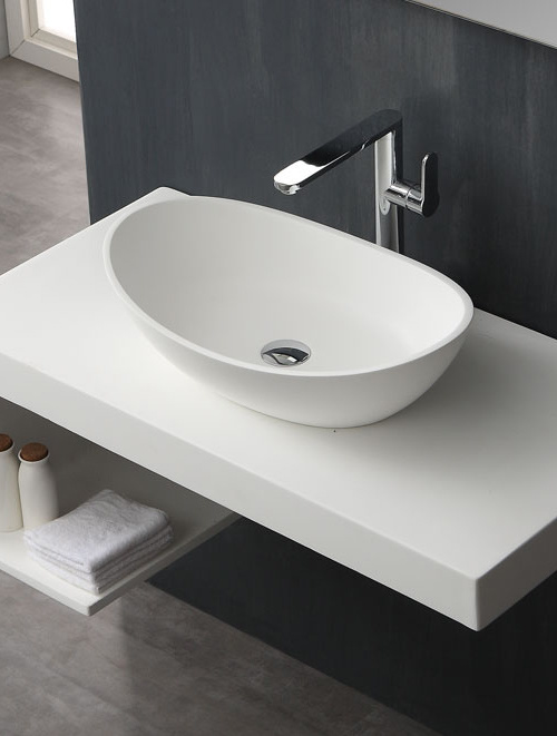 StoneArt Solid Surface Waskom LC149 (exclusief kraan)