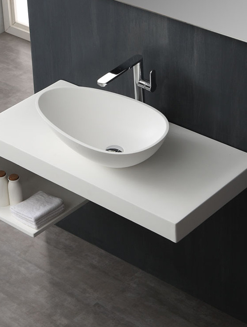 StoneArt Solid Surface Waskom LC150 (exclusief kraan)