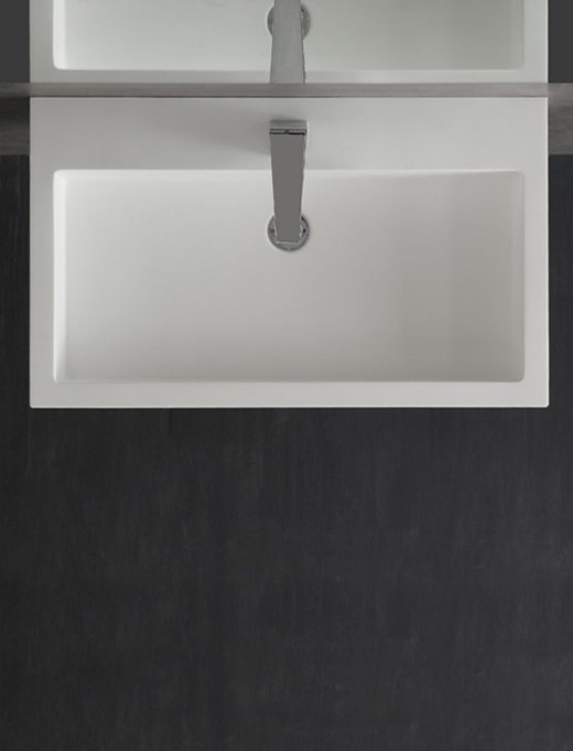 StoneArt Solid Surface Wastafel LP4508 (exclusief kraan)