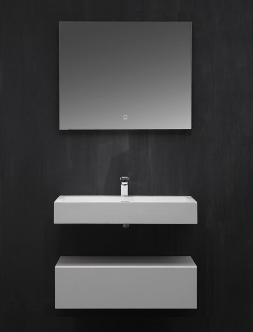 StoneArt Solid Surface Wastafel LP4508 (exclusief kraan)