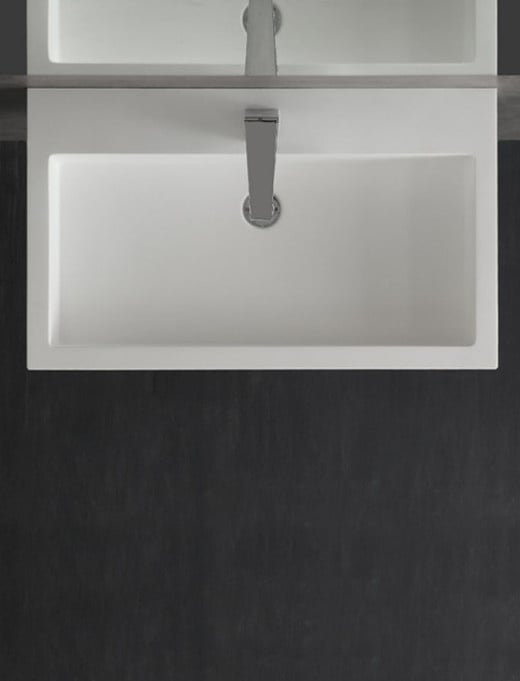 StoneArt Solid Surface Wastafel LP4510 (exclusief kraan)