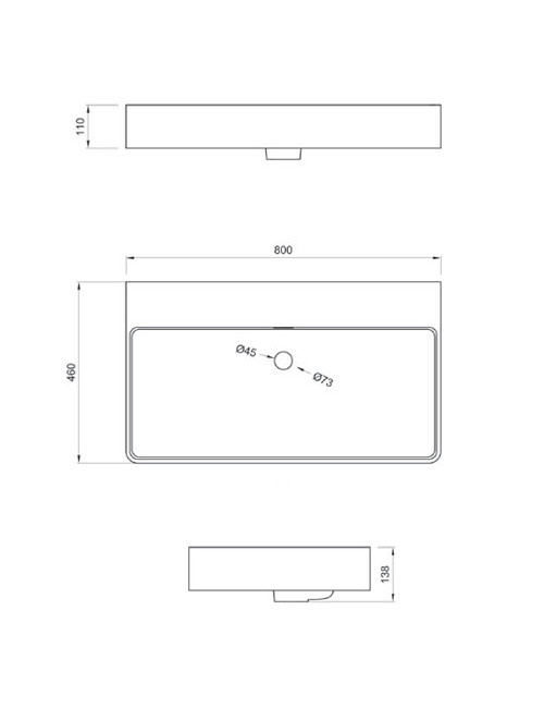 StoneArt Solid Surface LP6208 (exclusief kraan)