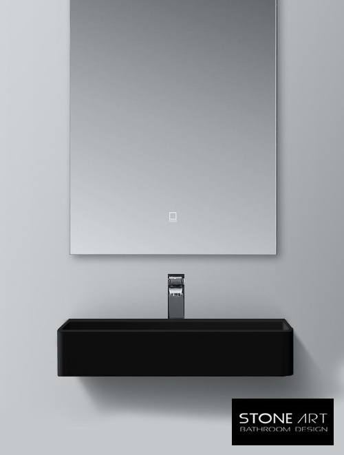 StoneArt Solid Surface LP6206 Zwart (exclusief kraan)